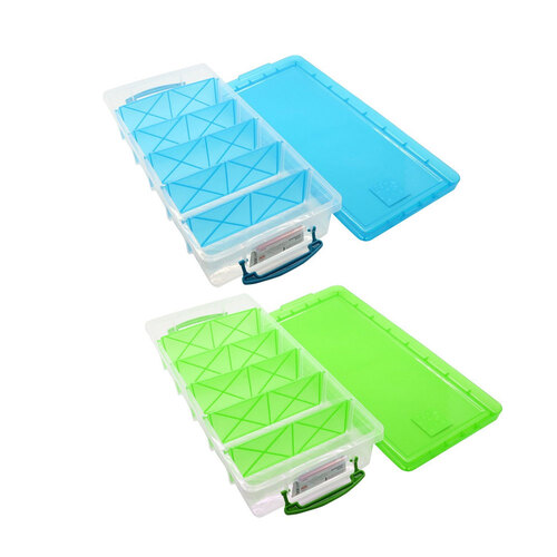 2PK Boxsweden Compartment Storer 6 Section 10Lt Assorted