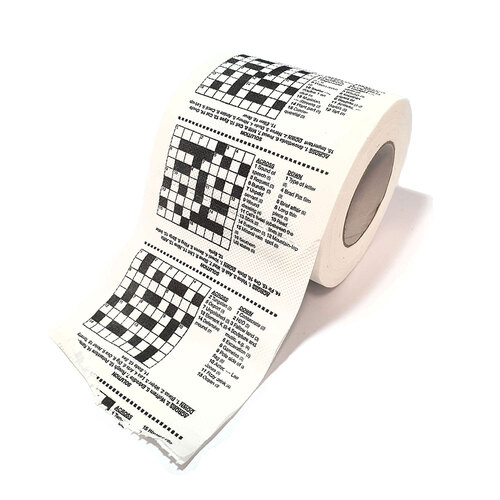 Lagoon Crosswords For the Can Toilet Paper Roll 8y+