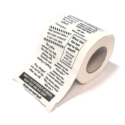 Lagoon Crap Jokes For the John Toilet Paper Roll 8y+