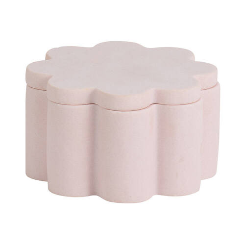 Annabel Trends Marble Trinket Storage Box Jewellery Organiser 12x7cm Pnk