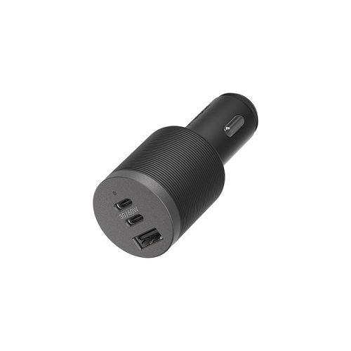 OtterBox Premium Pro 72W Fast Charge 3 Port Car Charger USB-C & USB-A BLK
