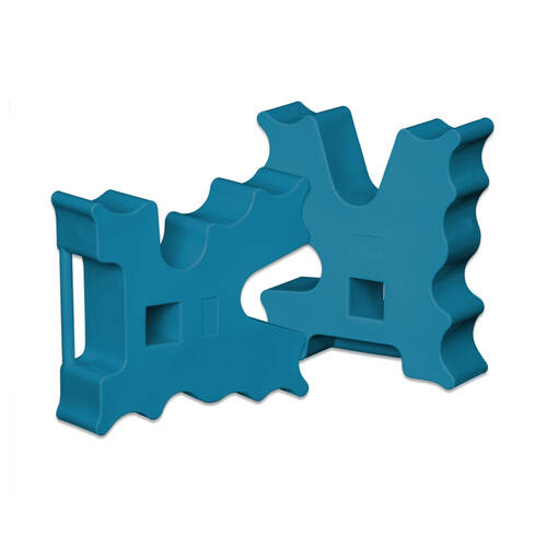 2pc AgBoss Equestrian Show Jumping Cavaletti Jump Blocks Versatile Teal