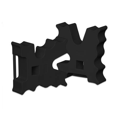 2pc AgBoss Equestrian Show Jumping Cavaletti Jump Blocks Versatile Black