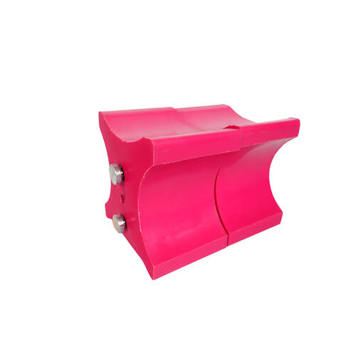 2pc AgBoss Equestrian Show Jumping Keyhole Jump Cup Inserts Pink