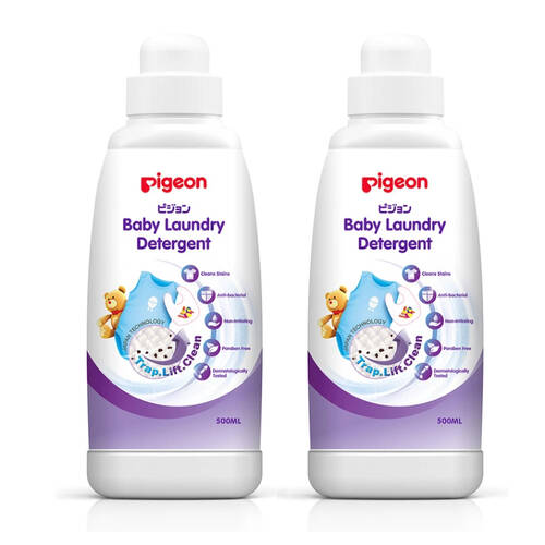2x Pigeon 500ml Baby Laundry Detergent Liquid