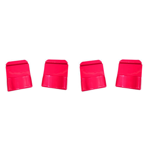 2x 2pc AgBoss Equestrian Show Jumping Tri Jump Cup Pole Holder Pink