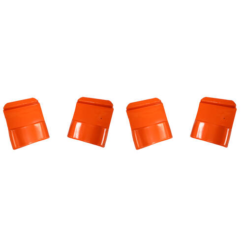 2x 2pc AgBoss Equestrian Show Jumping Tri Jump Cup Pole Holder Orange