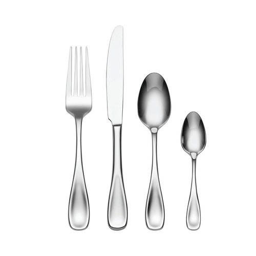 24pc Oneida Voss Stainless Steel Cutlery Set - Silver