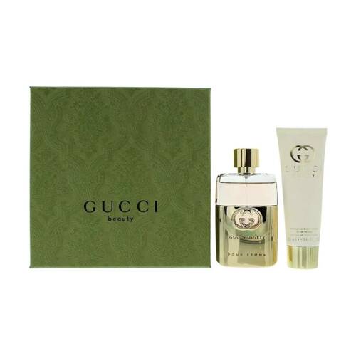 2pc Gucci Guilty Femme Women 50ml EDP 50ml Body Lotion Gift Set