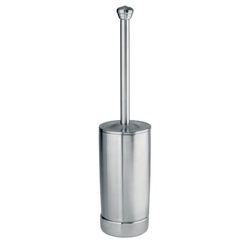 iDesign York Metal Bowl Toilet Brush 12.7x49.4x10.5cm