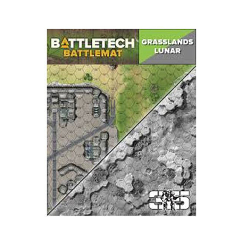 Catalyst Game Labs BattleTech Battle Mat 86x56cm - Grasslands Lunar