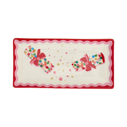Annabel Trends Confetti Bon Bon Ceramic Plate 26x13cm Rectangle