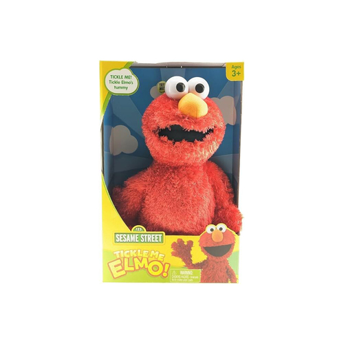 Seasame Street Tickle Me Elmo Kids/Childrens Interactive Plush Toy 3y+