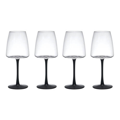 4pc Mikasa Palermo Crystal White Wine Glass Set, 400ml