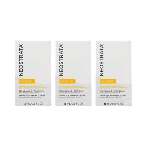 3PK Neostrata Enlighten Daily Brightening Concentrate/Serum Skincare 15ml