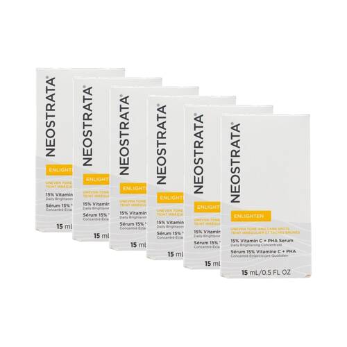 6PK Neostrata Enlighten Daily Brightening Concentrate/Serum Skincare 15ml
