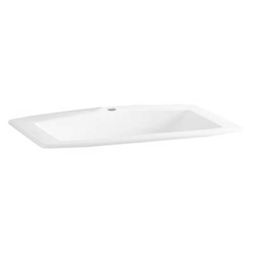 Laufen My Life 1 Taphole Recessed Basin w/Wondergliss White