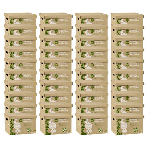 40x Marbig Standard Archive Box w/ Lid