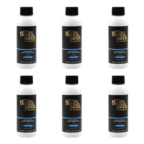 6PK Bondi Sands 120ml Salon Solution Self Tanning Dark Spray w/ Coconut Scent