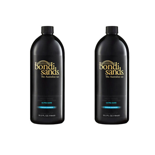 2PK Bondi Sands Salon Spray Tan Solution Coconut Scented Ultra Dark 1L