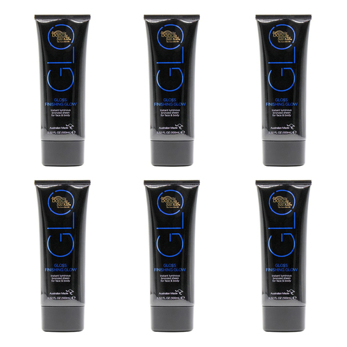6PK Bondi Sands 100ml Instant Bronzing Glo Gloss Finishing Glow For Face & Body