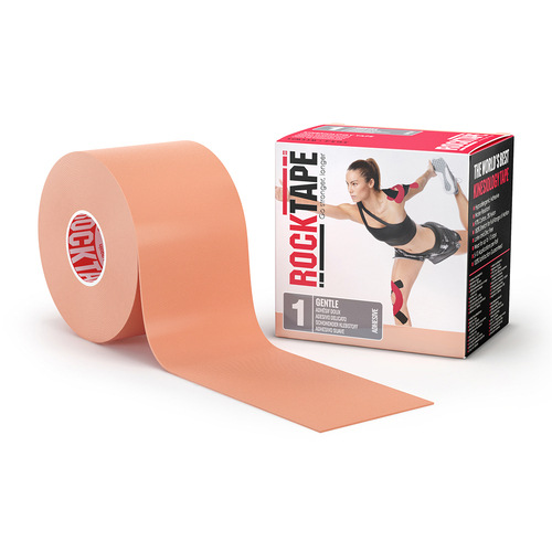 RockTape RX Roll Hypoallergenic Tape 5cmx5M For Sensitive Skin - Beige