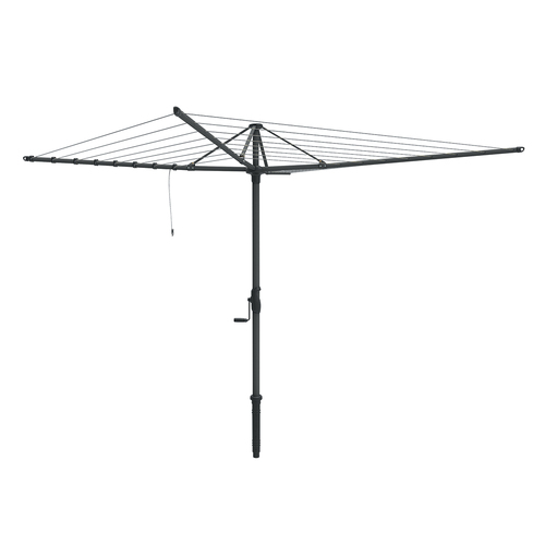 Hills 8 Line Rotary Clothesline 58m Drying Space Monument