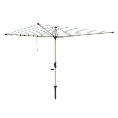 Hills 8 Line Rotary Clothesline 58m Drying Space Surfmist