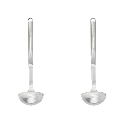 2PK KitchenAid Cooking Ladle 31cm Stainless Steel - Silver
