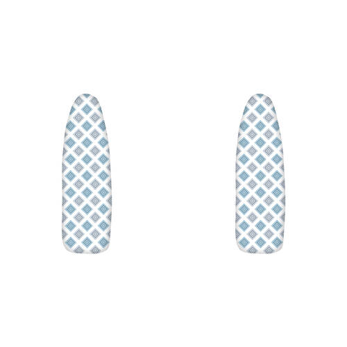 2PK Hills Reversible Blue Diamond Med/Large Ironing Board Cover w/ 7mm Padding