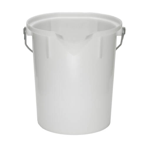 AgBoss PourMaxx Durable Industrial Measuring Bucket 15L White