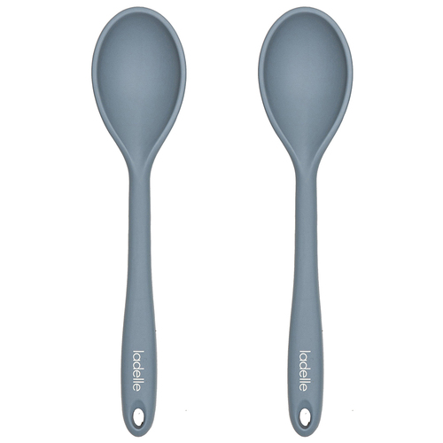 2x Ladelle Craft Blue Silicone Spoon Cooking/Serving Utensil