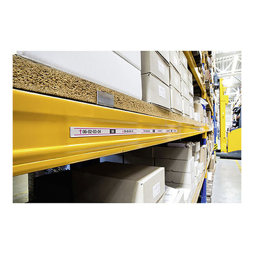25PK Durable Scanfix 2x100cm Self-Adhesive Label Strip - White