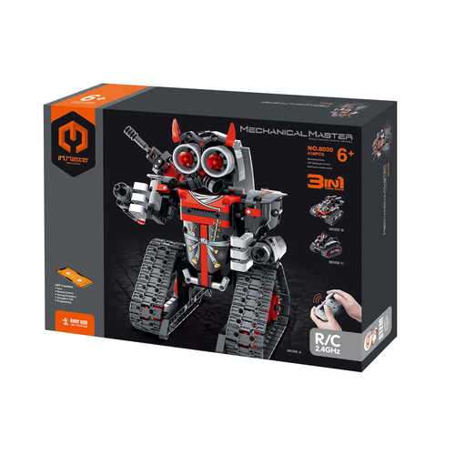 419pc iM.Master 3in1 RC/App Controlled Robot/Stunt Car Kids Toy Kit Red 6y+