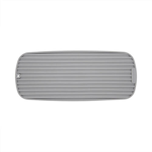 KitchenAid Plastic Dish Drying Mat Pad 43x18cm - Grey