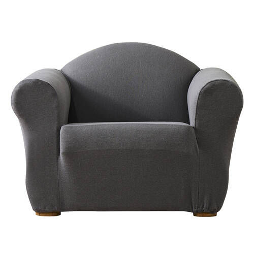 Elan Urban Sofa Cover Stretch Couch Slipcover - Grey Marle 81-109cm