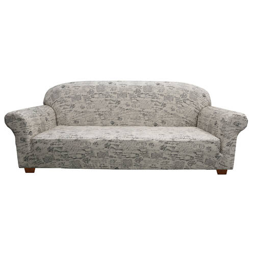 Elan Sofa Cover/Protector Stretch Couch Slipcover - Script 188-244cm