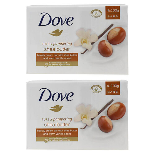 8PK Dove 100g Beauty Cream Soap - Bars Shea Butter