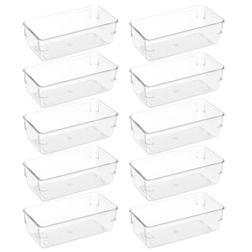 10x Boxsweden 16 x 8cm Crystal Storage Tray
