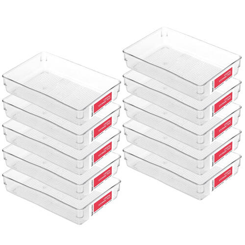 10PK Boxsweden Crystal Storage Tray - Medium