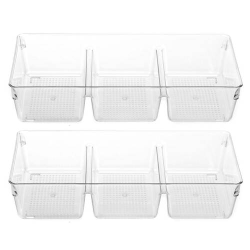 2PK Boxsweden Crystal Storage Tray