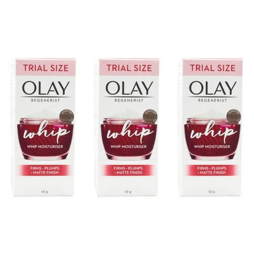 3PK Olay 10g Regenerist Whip Moisturiser Women Facial Care Matte Finish