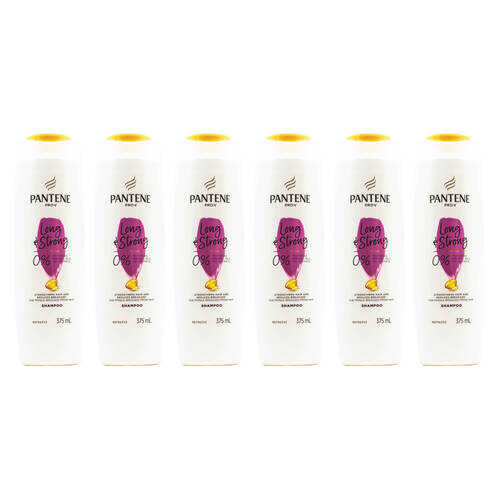 6PK Pantene Pro V Long & Strong Hair Repair Conditioner 375ml Moisturising