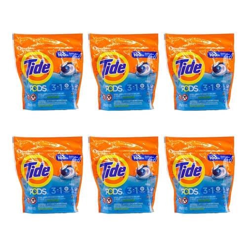 96pc Tide Stain Remover Detergent Laundry Pods 3in1 - Clean Breeze