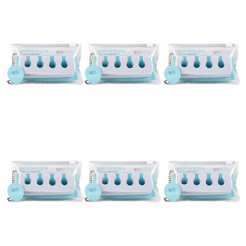 6PK Annabel Trends Spa Trends Toe Separators Spreader - White