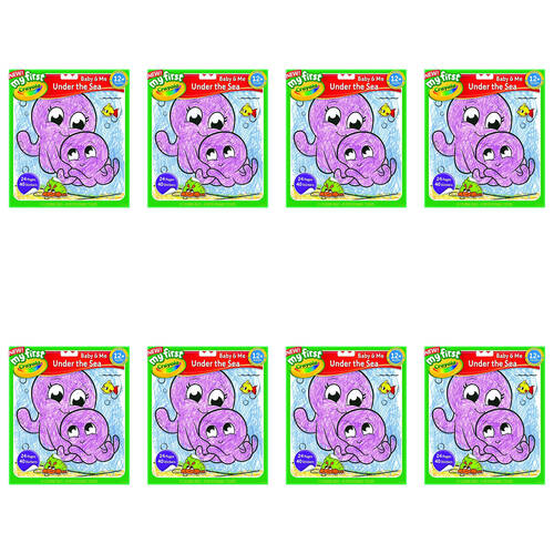 8PK Crayola My First Colour & Sticker Book 21x24cm - Assorted 12m+