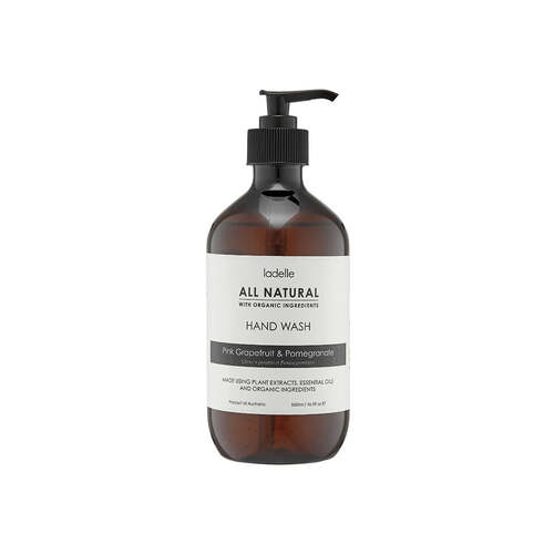 Ladelle All Natural Plant Based Grapefruit & Pomegranate 500ml Hand Wash