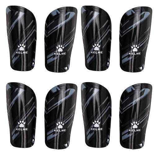 4PK Kelme Shin Pads/Leg Protection for Soccer/Football Kids/Adults Medium Black