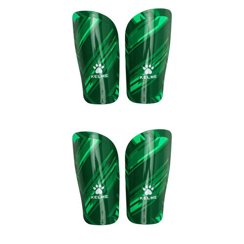 2PK Kelme Shin Pads/Leg Protection for Soccer/Football Kids/Adults Small Green