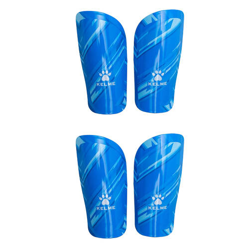2PK Kelme Shin Pads/Leg Protection for Soccer/Football Kids/Adults Medium Blue